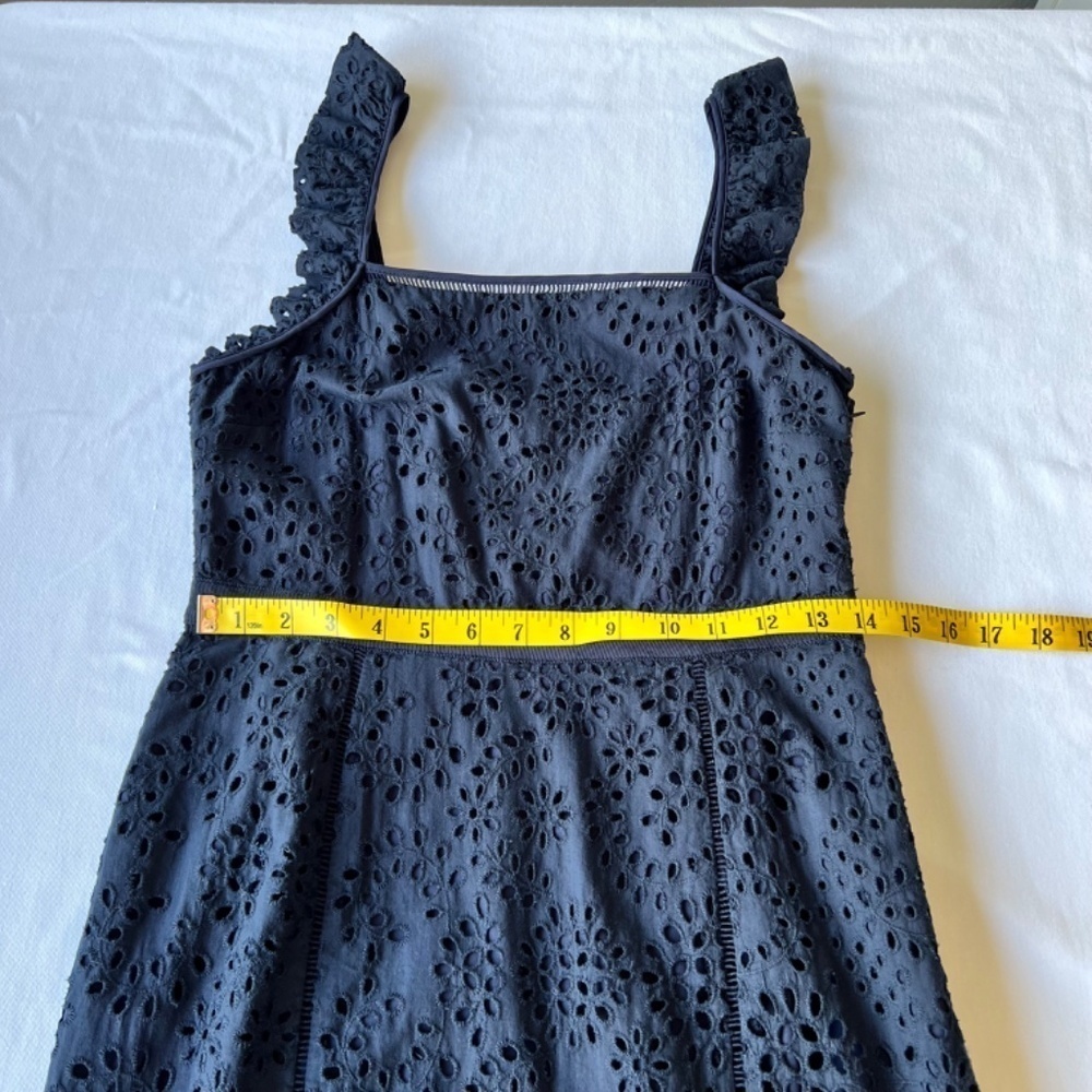 *FIRM PRICE* Banana Republic eyelet pinafore tiered ruffle dress - Picture 5 of 11